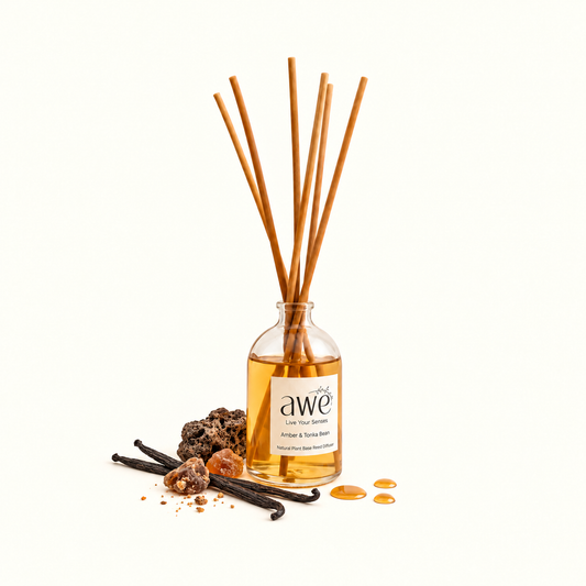 Amber & Tonka Bean Apothecary Reed Diffuser
