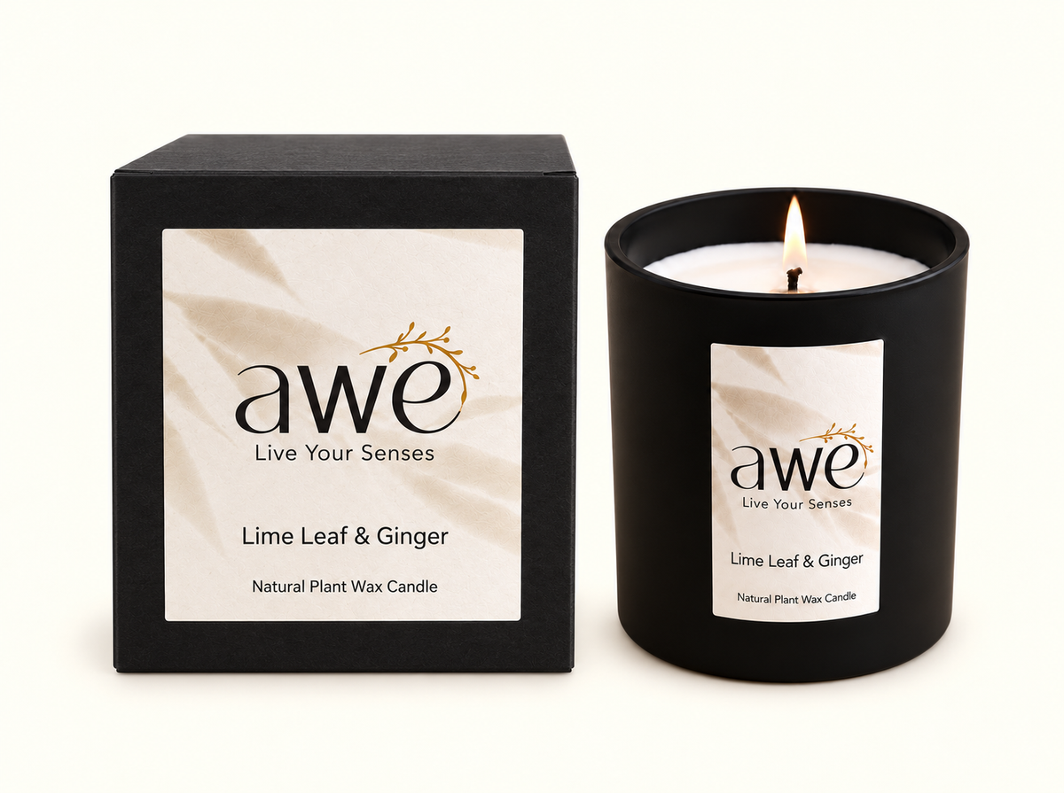 Limeleaf & Ginger Intense Scented Candle
