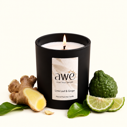 Limeleaf & Ginger Intense Scented Candle